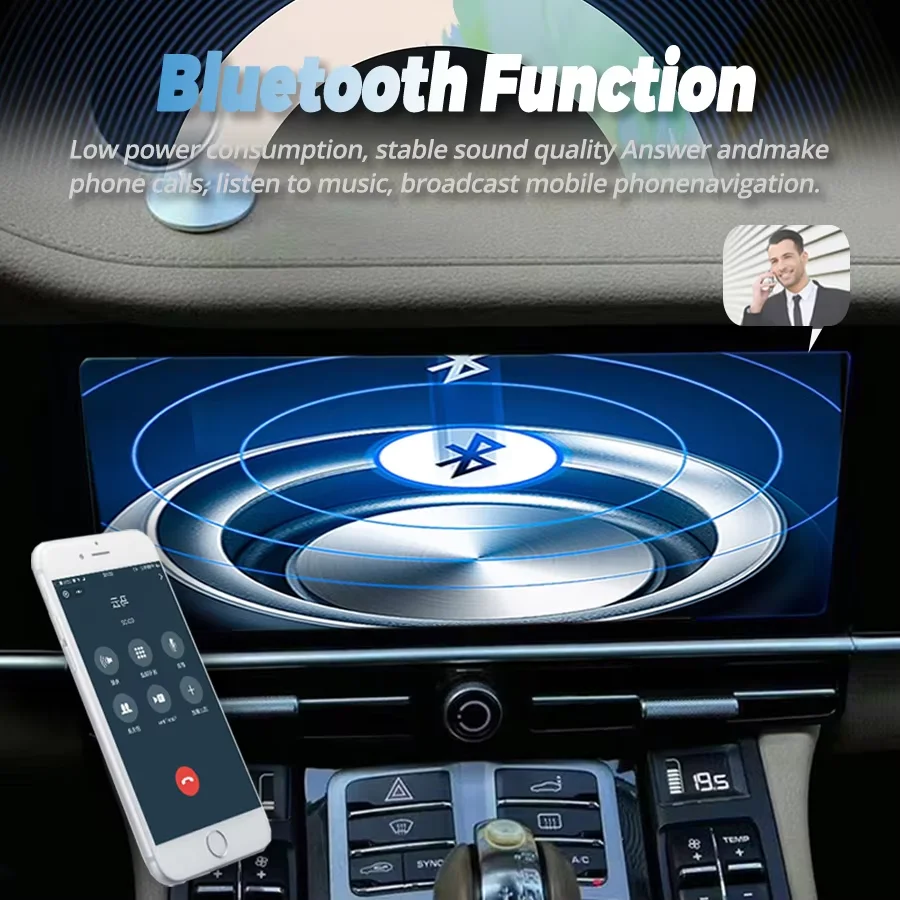 For Porsche Panamera 2010-2016 Car Radio Navigation GPS Android 13 Multimedia Player CarPlay Auto WIFI 5G Intelligent System BT