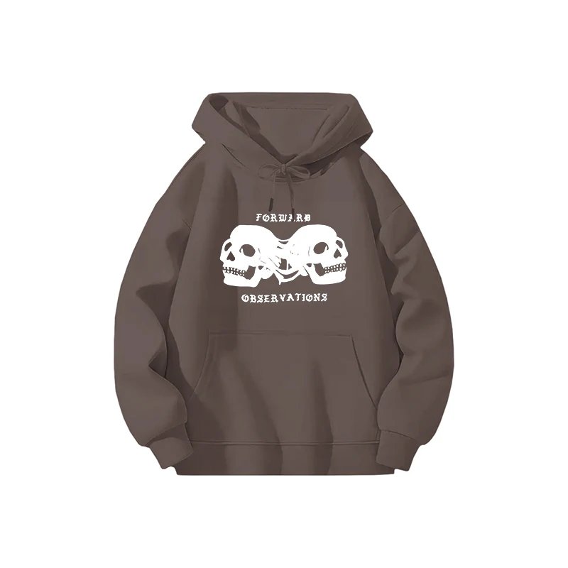 الملابس القوطية الرجال النساء موضة خمر بلايز عادية فاسق الهيكل العظمي نمط الشارع البلوز مجموعة الملاحظات إلى الأمام البلوز