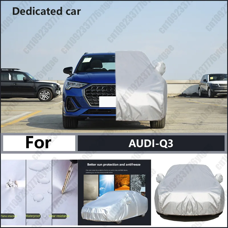 

For AUDI-Q3 Oxford cloth car cover for sun protection, rain resistance, and all season special car dust cover