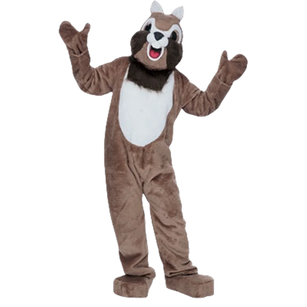 Hot Sale Forest Animal Mascot Chipmunk Mascot Costume Adult Size Cartoon Character Carnival Party Outfit Suit Fancy Dress SW843