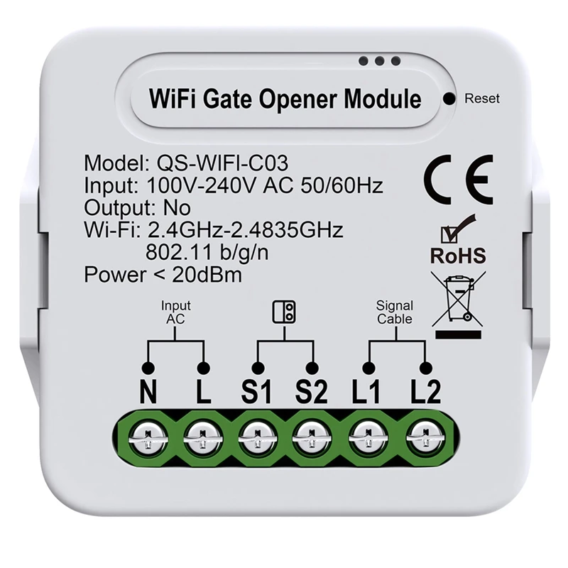 

B04B-Tuya модуль умного переключателя штор для подключения рулонных жалюзи, электродвигатель для Alexa Google Home