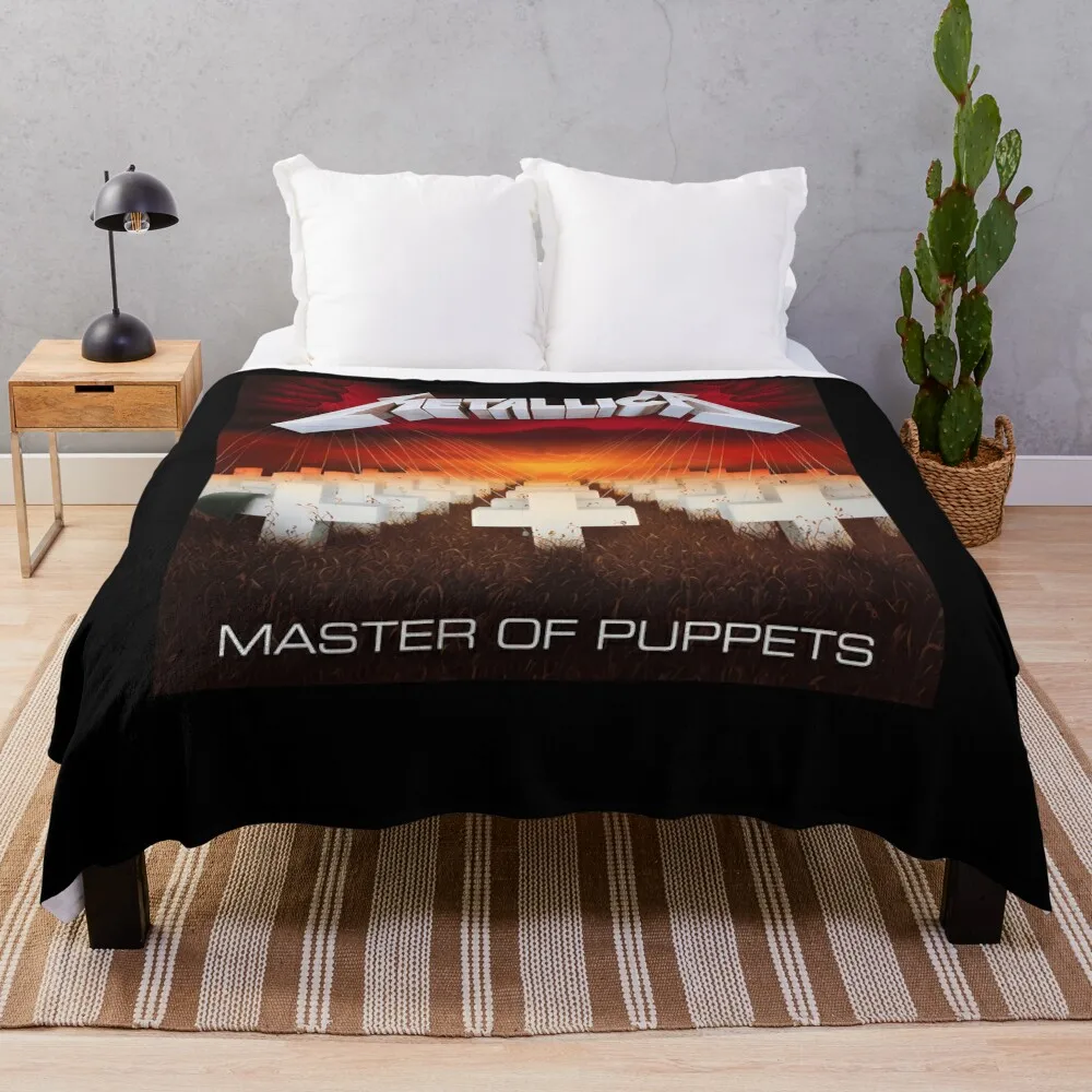 

Master Of Puppets (Hq) Classic Throw Blanket Bed Giant Sofa Soft Big Blankets