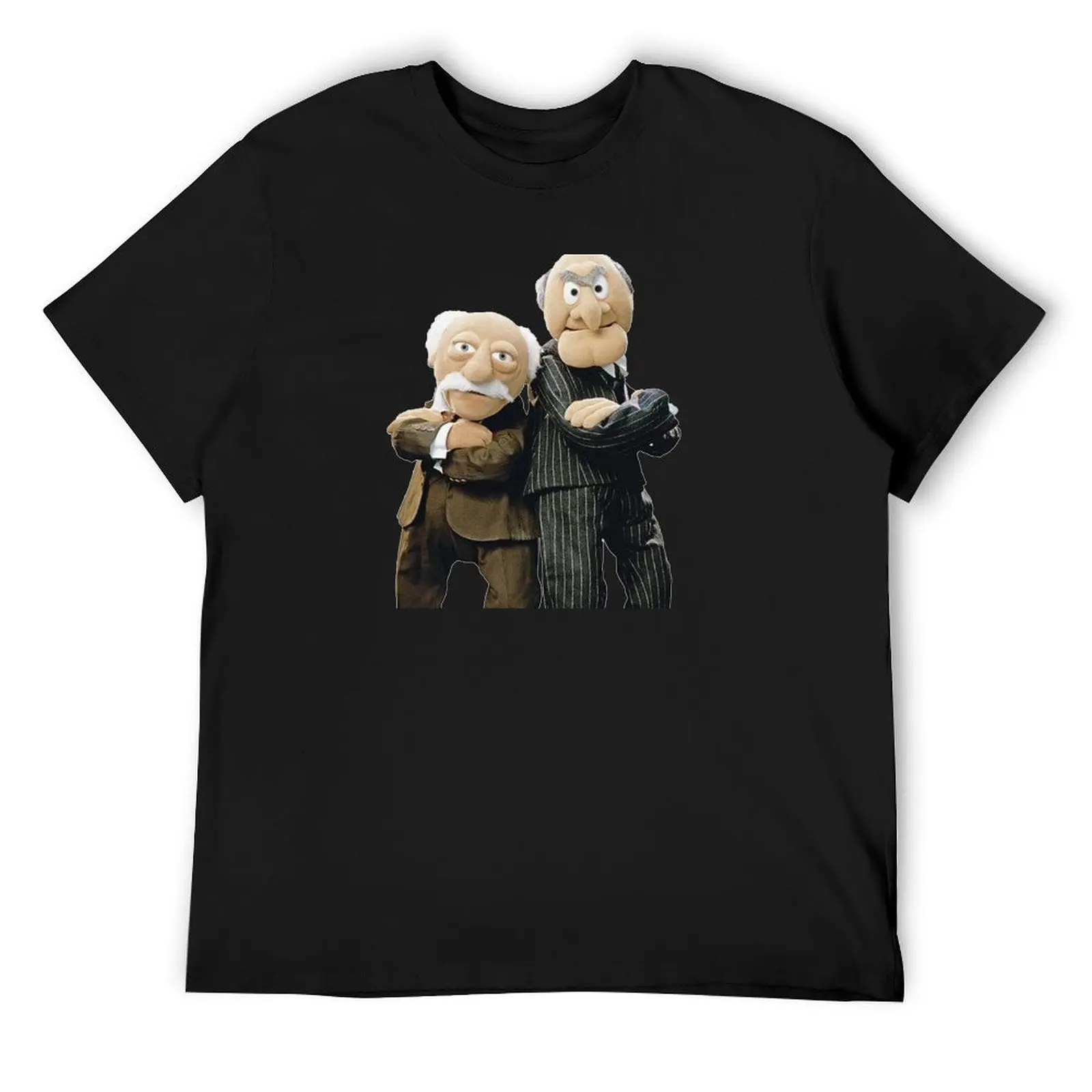 

Statler and Waldorf T-Shirt anime funny shirt cotton anime clothes T-shirts oversize men graphic t shirts