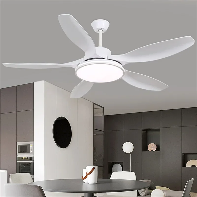 AFRA Modern Fan Light Luxury Living Room Restaurant Bedroom Study LED Ceiling Fan Light Remote Electric Fan Light