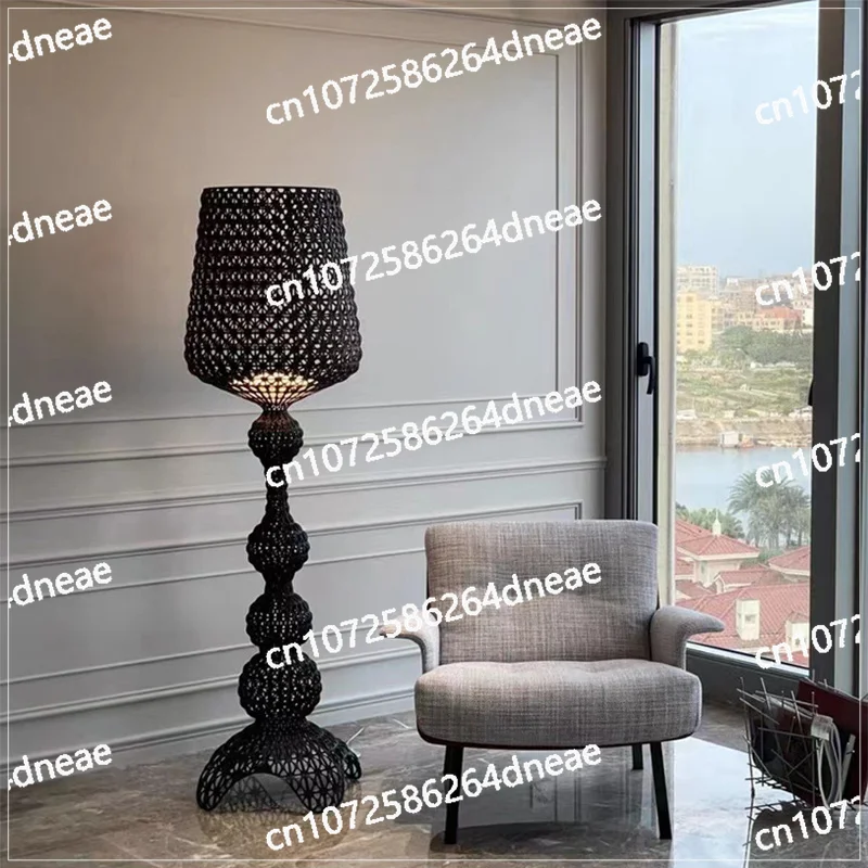 

Living room floor lamp hollow ins bedroom modern wine glass Internet celebrity floor lamp