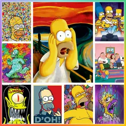 Simpsoning ํด๋์ ์ ๋๋ฉ์ด์
ํฌ๋ก์ค ์คํฐ์น ๋ค์ด์๋ชฌ๋ ํ์ธํ
์์ ํคํธ, ํฝ์
์ธ์ ์์ค ์ฅ์, 5D DIY ์ํธ, ์๋ก์ด ์๊ณต์