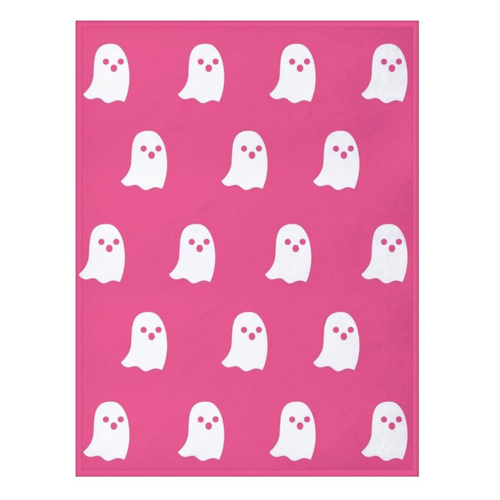 

Halloween Viral Pink Ghost Blanket Super Soft and Warm Flannel Blanket for Men Woman Housewarming Gifts xqmg