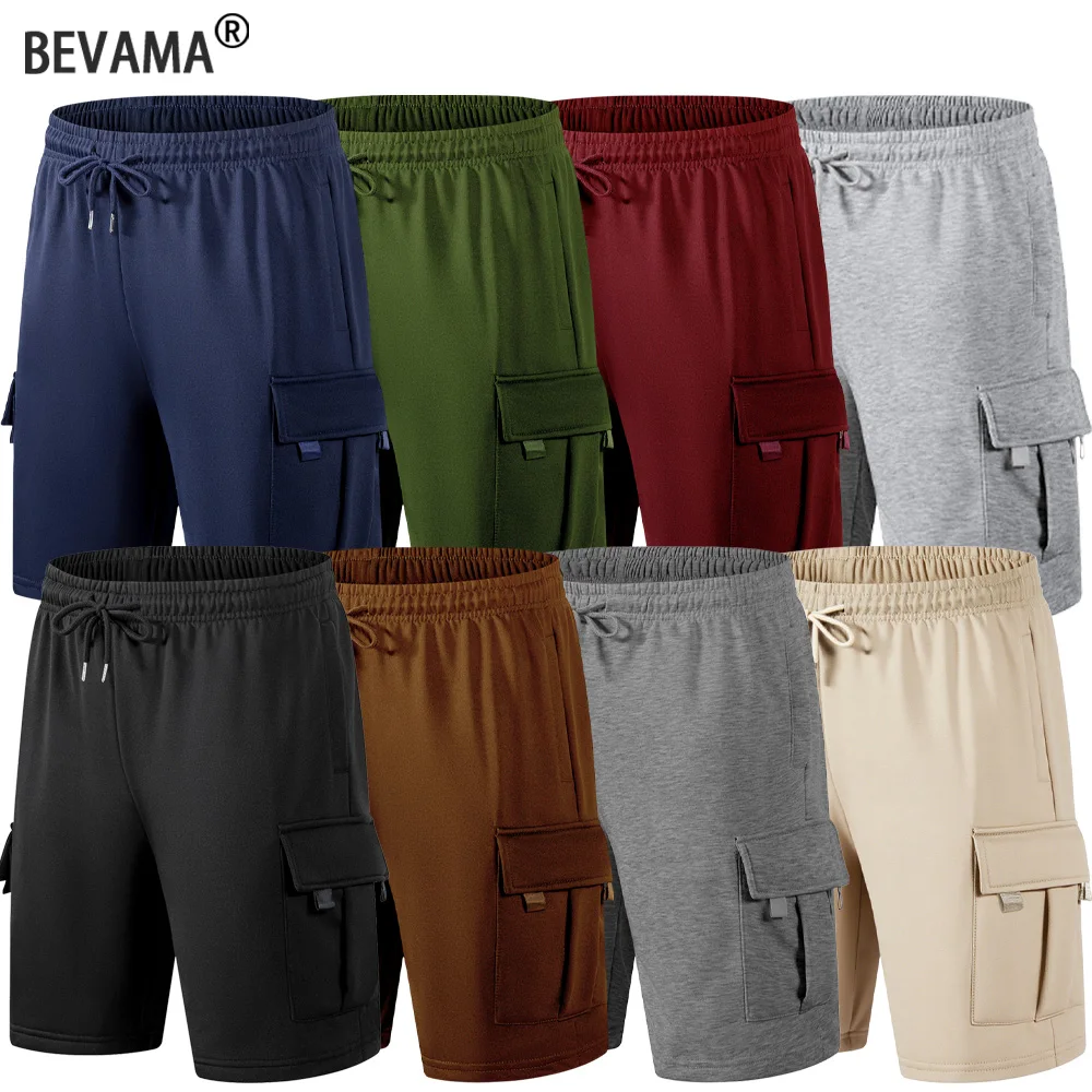 

Летние мужские повседневные шорты, свободные удобные шорты-карго с несколькими карманами, спортивные брюки для бега на открытом воздухе, брюки с пятью точками, мужская одежда
