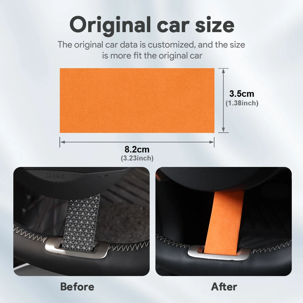 For BMW Mini Cooper S F65 F66 F67 Electric EV J01 E SE Aceman J05 U25 Countryman 2024 2025 Steering Wheel Below Sticker Flannel