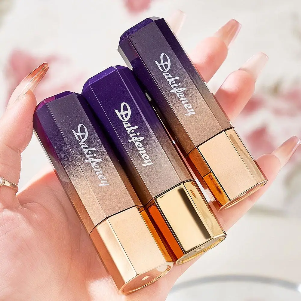 Bálsamo labial que cambia de Color con la temperatura, brillo de labios duradero a prueba de sudor, taza antiadherente, hidrata los labios, maquillaje cosmético de gelatina de cristal