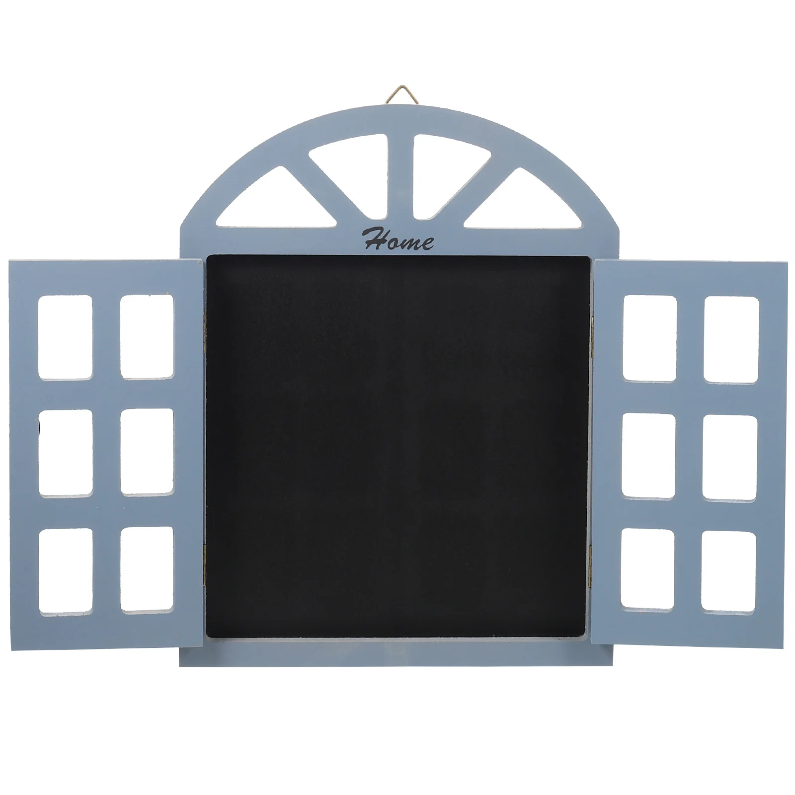 

Retro Window Vintage Window Decor Grey Simulation Decor Hanging Sign for Shop Cafe Bar Party Wedding Blackboard nament