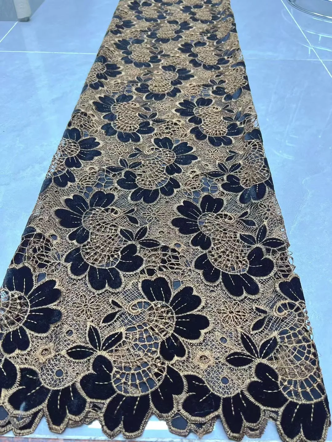 قماش دانتيل مخملي عالي الجودة  - مراجعة Sewing Velvet Fabric وسعره