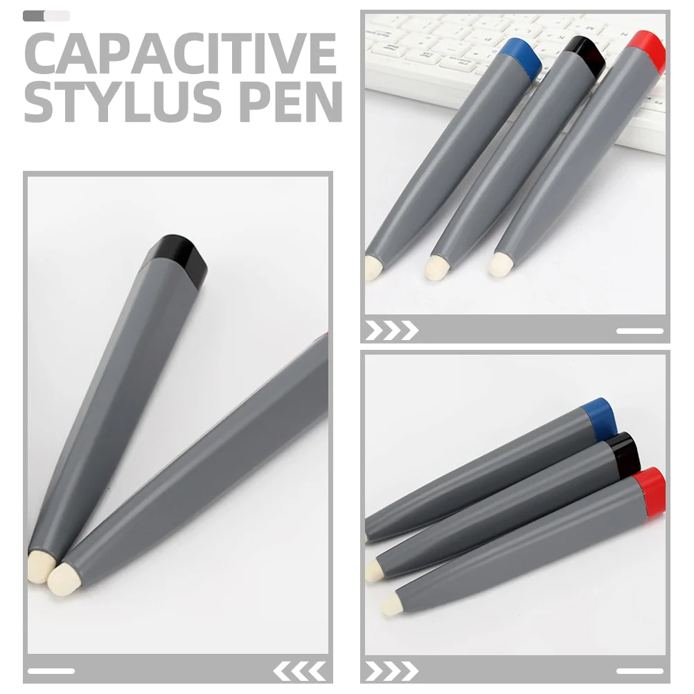 3 pçs stylus interativo tela de toque quadro branco caneta conveniente para telas sensibilidade universal capacitivo