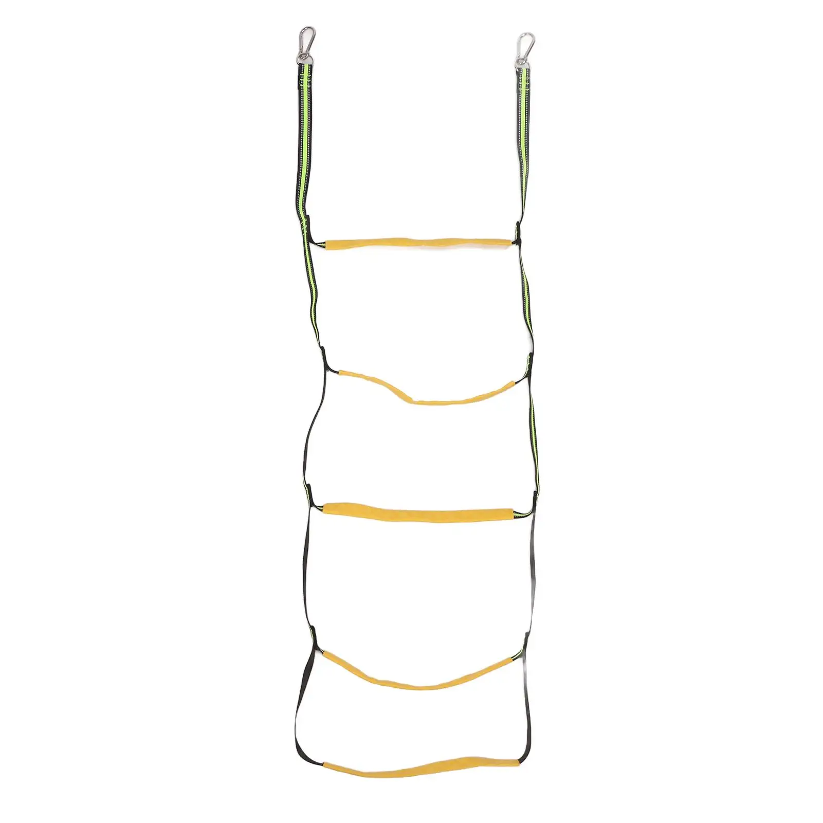 5-Step UV-Resistant Marine Swim Rope Ladder - Slip-Resistant, Folding, Heavy-Duty for Pools & Water Activities