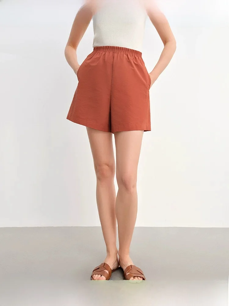 

Casual High Waist Wide Leg Pants Women's plus Size Summer New Sle Versatile Loose Fit orts by Duxu Cotton Nylon Blend