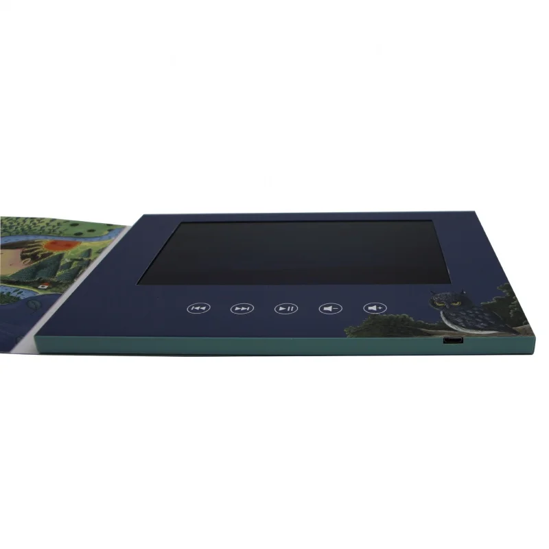 custom.Custom lcd Video Flyer 10 Inch Screen Business Promotional Card LCD Video Booklet Video Brochure Advertising Ca