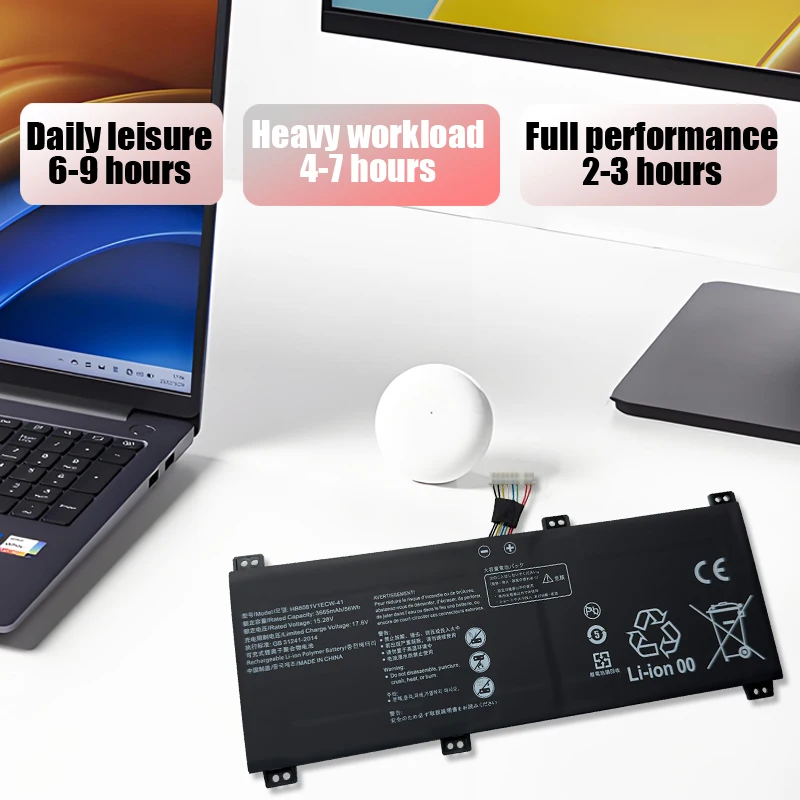 HB6081V1ECW-41 بطارية لهواوي ماجيك بوك برو الشرف هنتر V700 D16 HBL-W19 W29 HLY-W19RP W19RL W19R FRD-WFG9 WFD9 WX9