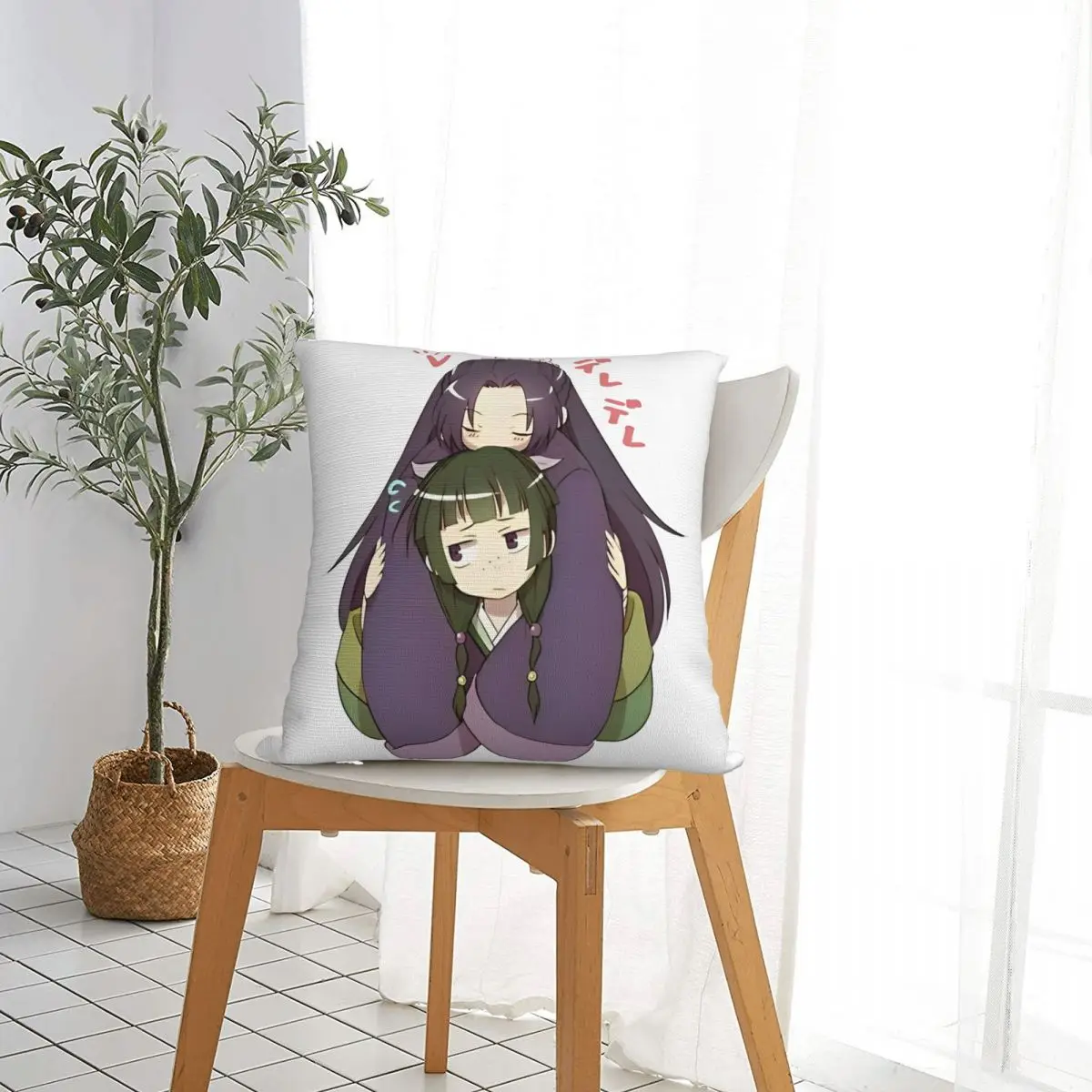 Maomao And Jinshi Anime Square Pillow Case The Apothecary Diaries Cushion Cover Funny Polyester Decor Pillowcase for Car 18