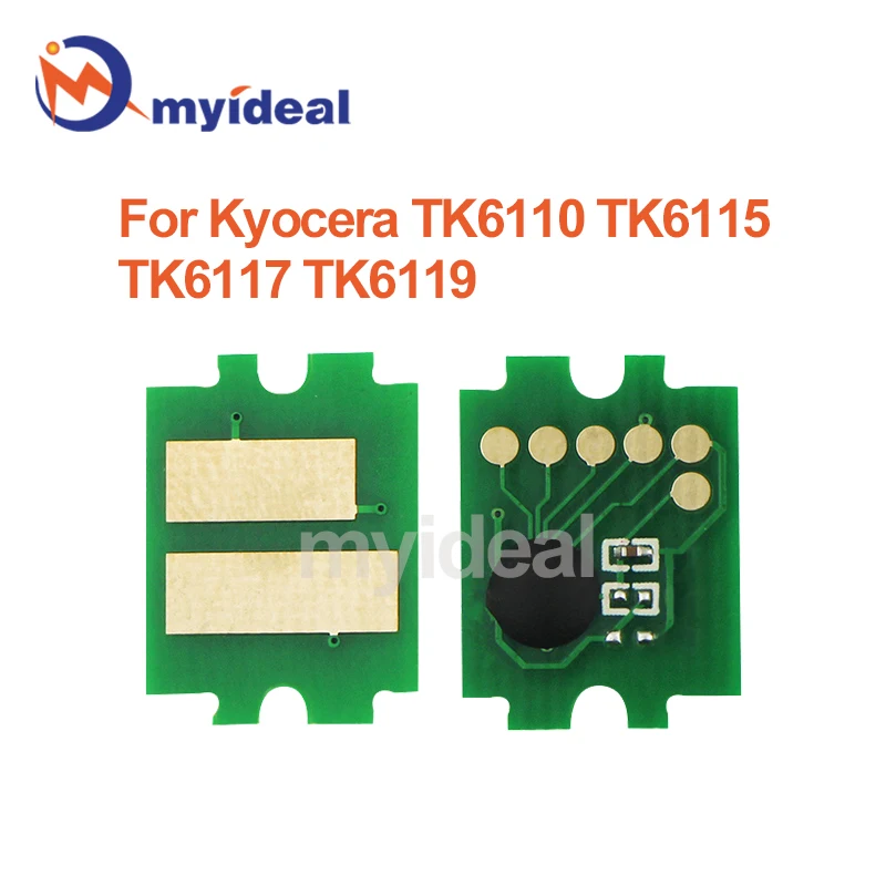 ชิปโทนเนอร์ TK6119 TK6117 TK6115 TK6110 20ชิ้นชิปโทนเนอร์สำหรับ Kyocera ECOSYS M4132idn M4125idn TK6110 6115 6117ชิปรีเซ็ตเครื่องพิมพ์6119