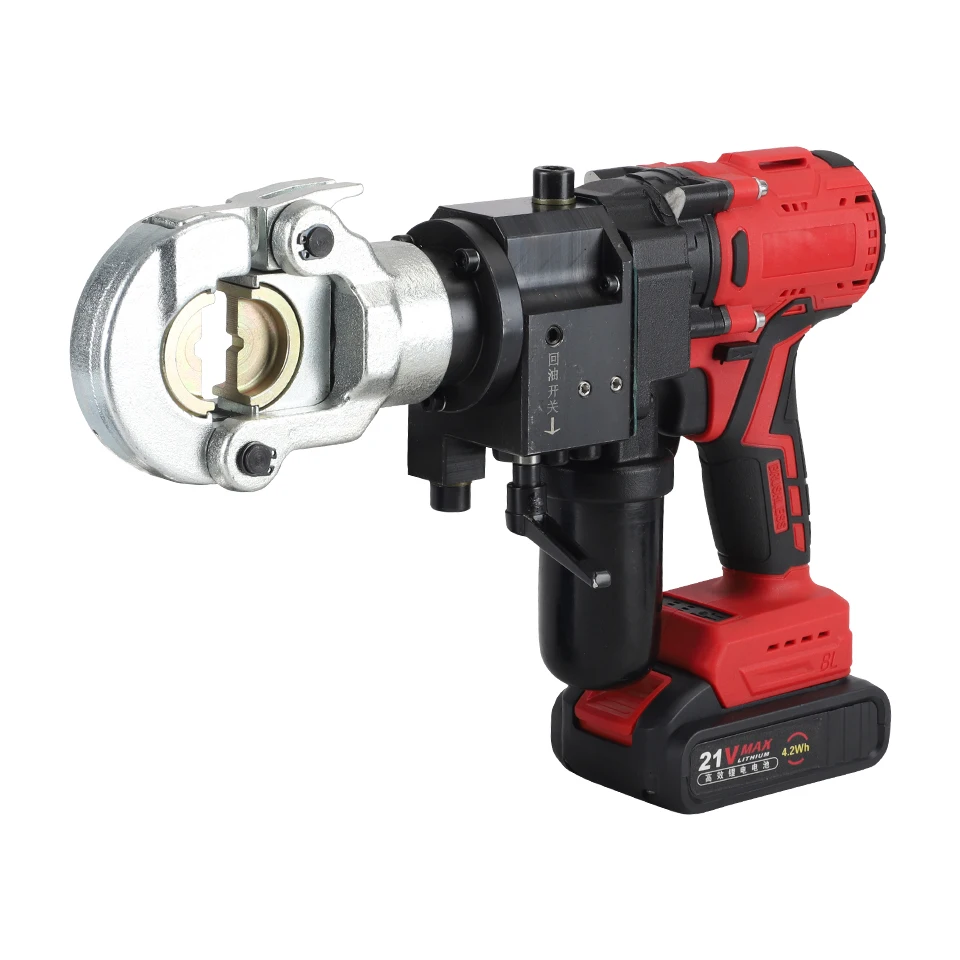 

Аккумуляторный гидравлический пресс-клещи ZM-300C (16-300 мм²) - Беспроводной инструмент для обжима кабельных наконечников