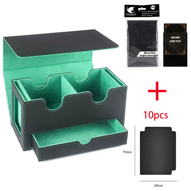 

New Trendy Deck Storage Box TCG Board Games Magic Commander Deck Box Mtg Card Carrying Organiser Case Trading Tcg Game 200+ Card