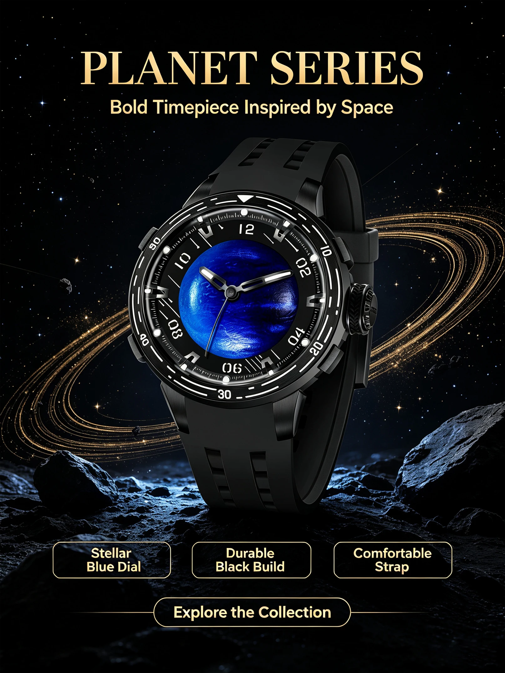 2026 PIDNU Markendesign Neue Star-Serie Mechanische Uhr Herren Japan 8215 Uhrwerk Herrenuhr Wasserdichte Automatische Luxusuhr – Detail 3