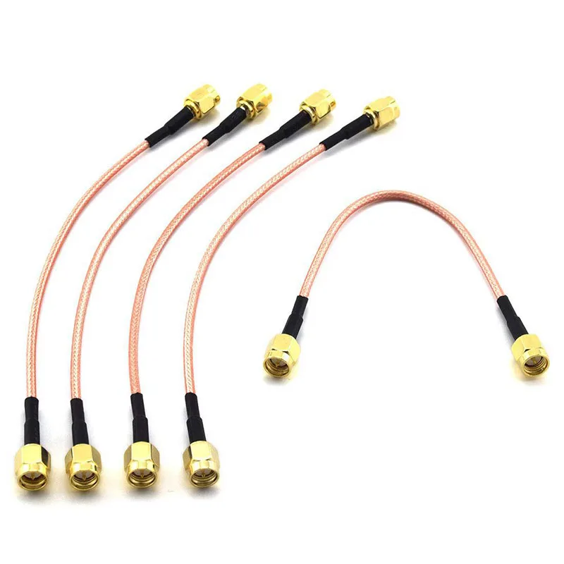 10/20/30/40/50cm Sma Male To Male Rg316 Cable 50 Ohm Rf Coax Pigtail Extension For Antenna And Wifi Anti-interference C1