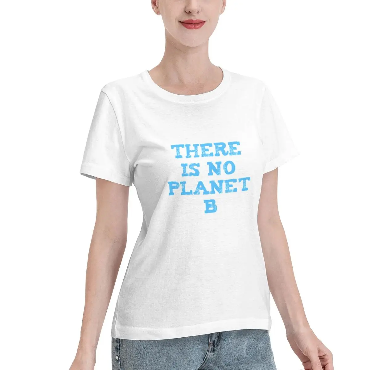 Durable Wear PLANET B 28 Women's T-shirt Elegant Office Casual Top