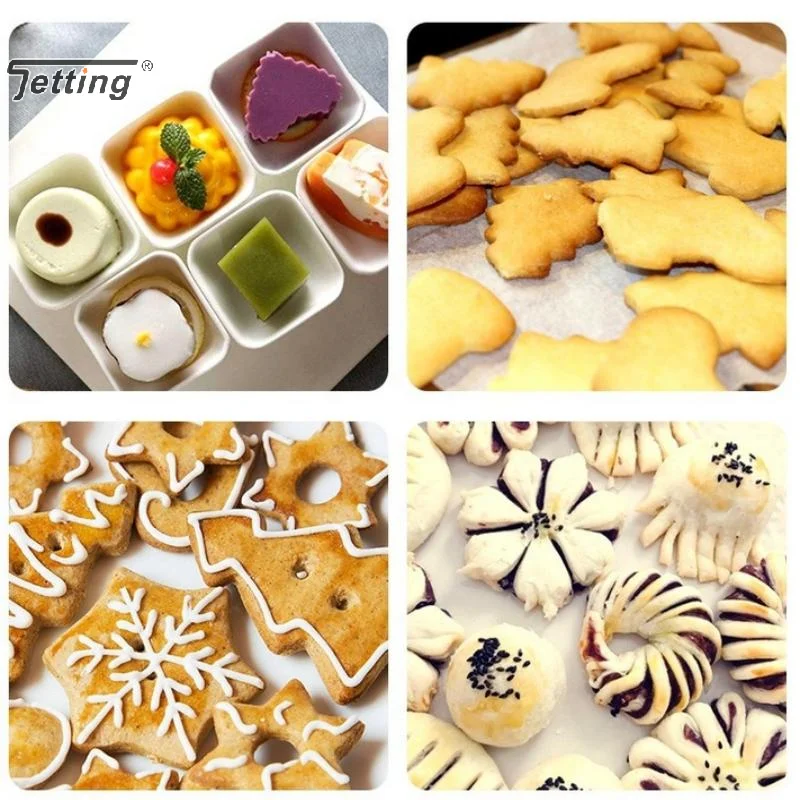 3Pcs Baking Cracker Cutter Stainless Steel Fondant Cutter Mo