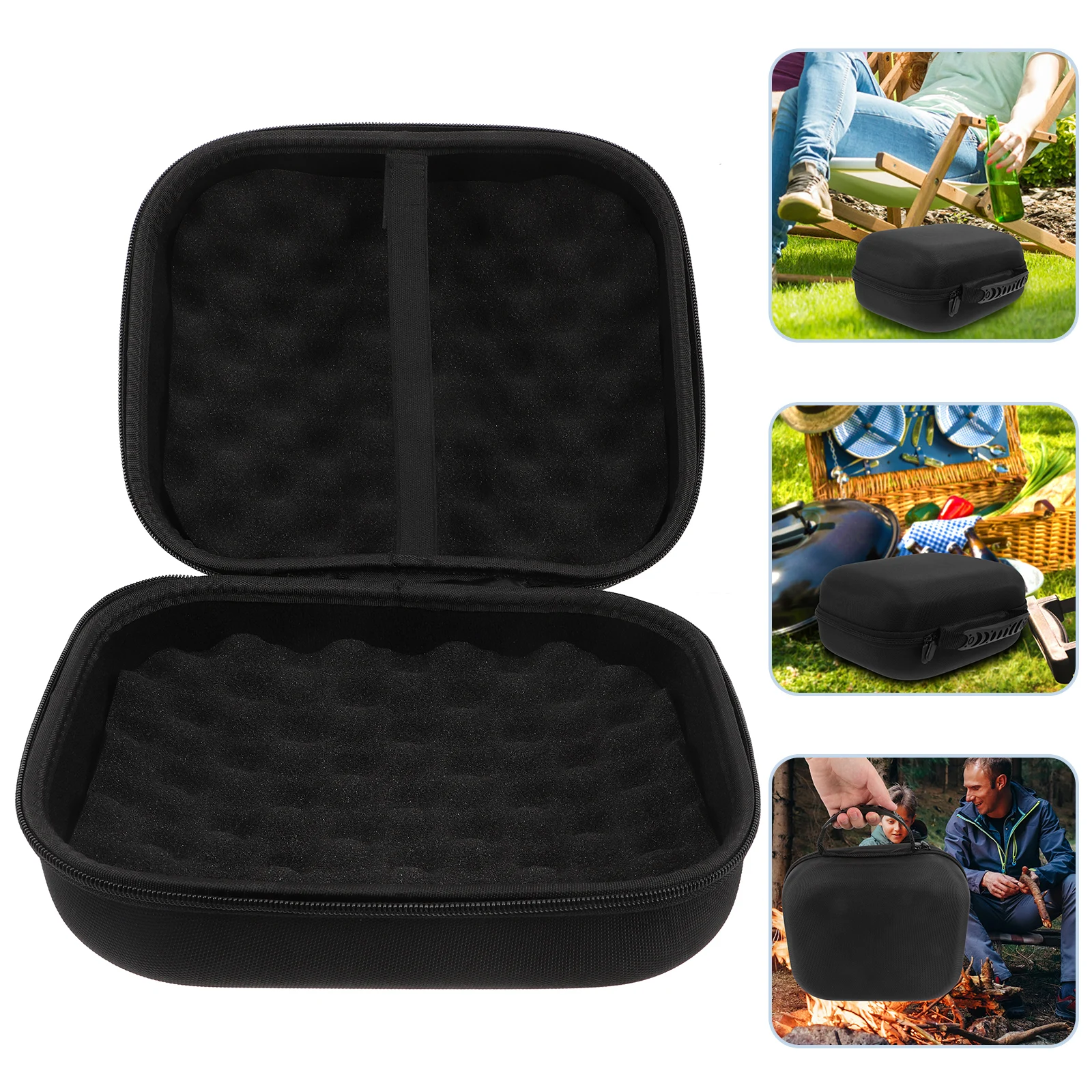 

Compact Led Lights Storage Box For Camping Multi-Function Waterproof Organizer Durable Lightweight Travel Bag Portable Toiletry