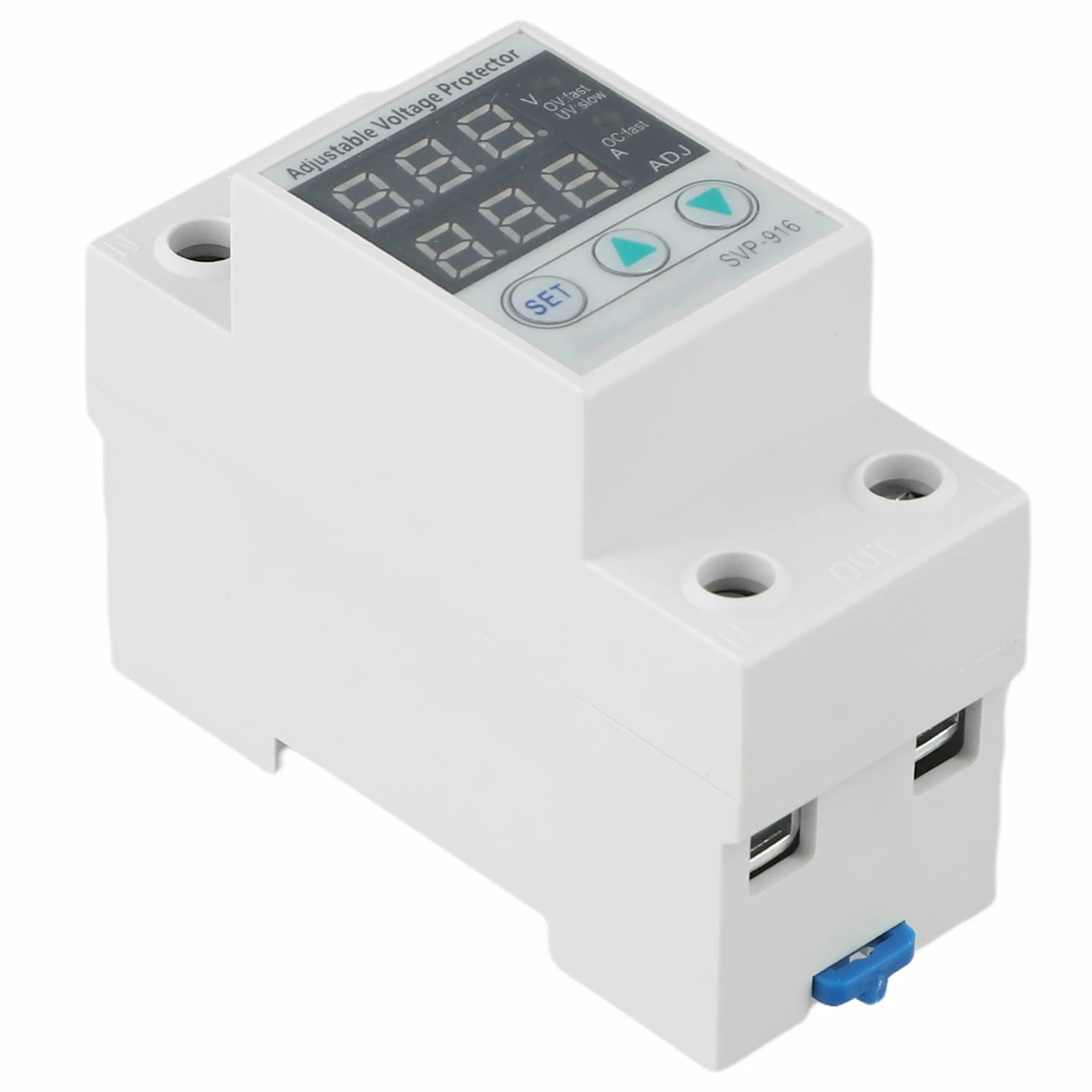 SVP-916 Adjustable Voltage Surge Protect Limit Current Protection 40A 63A 80A Surge Protector  Convenient And Efficient