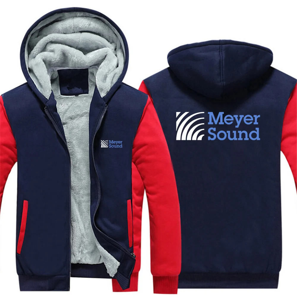 

2026 Autumn Winter Thicken Comfortable Hoodies CoatMeyer Sound Logo Print Men's Winter Mountaineering Clothing Premium Jacket