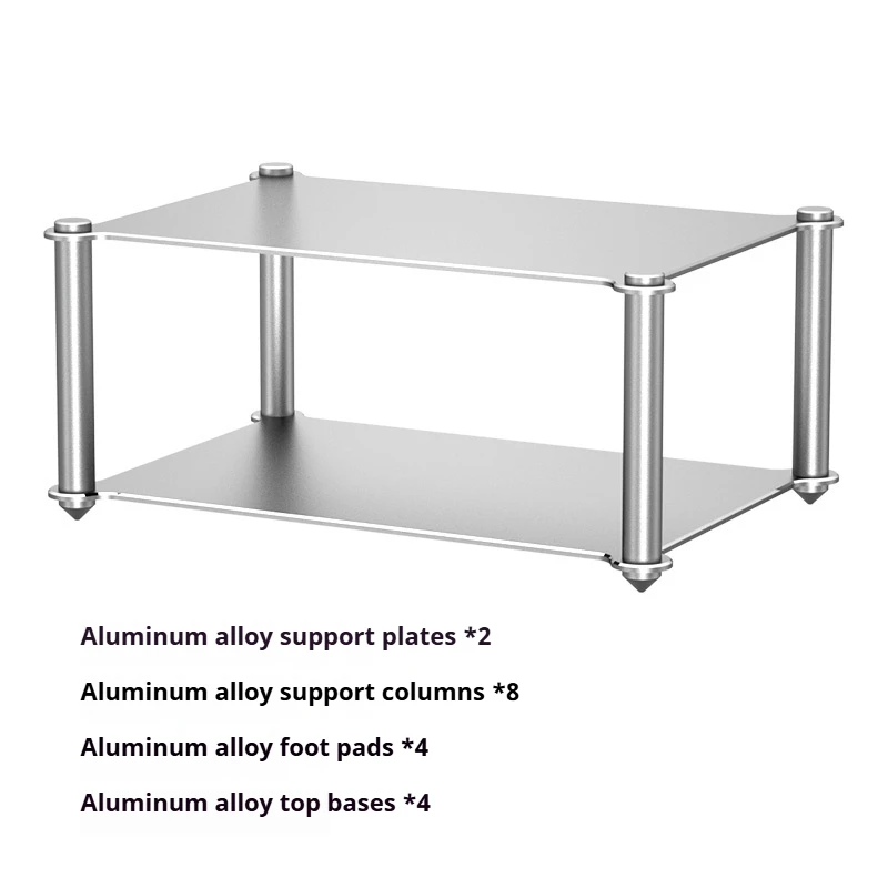 SUCA Aluminum Alloy Amplifier Rack HIFI Amplifier Headphone Amplifier Decoder Full Metal Audio Stand Two-Layer Three-Layer