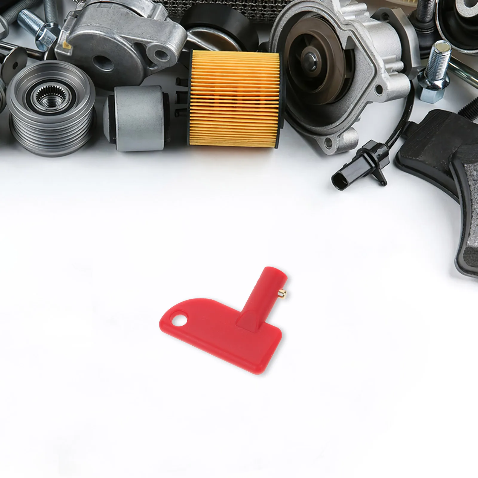 

Red Micro Disconnect Switch Handle for Car Boat Truck Isolator Accessories Durable Simple Installation Vehicle Safety