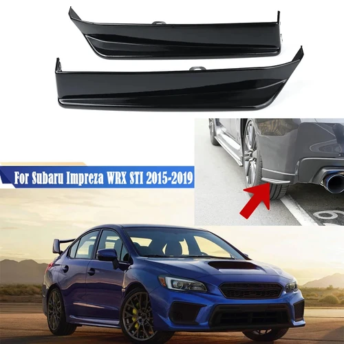 Parachoques trasero para Subaru Impreza WRX STI 2015-2019, labio antiarañazos, delantales laterales, tapa, alerón, difusor, Canard Protector
