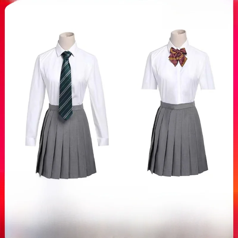 

Themed College Sle irt Skirt And Magic Robe Set Single Piece loween Costume Women's Polyester Long Sve...