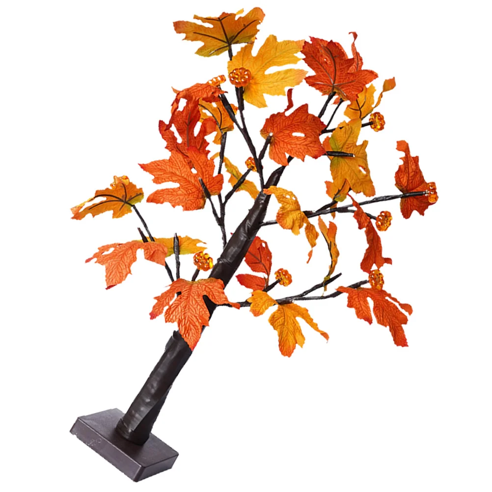 

Lamp Warm LED Indoor Room Decor Light Thanksgiving Party Home Plants Fall Twinkling Branches Bonsai Aesthetic