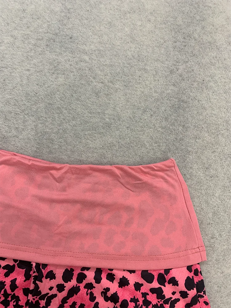 Damen 2-teiliges Shorts-Set mit Leopardenmuster, Raglanärmeln, Rundhalsausschnitt, schmaler Passform, Sommer-Loungewear, Schlafanzug, Freizeitkleidung für den Alltag, Homewear – Detail 12