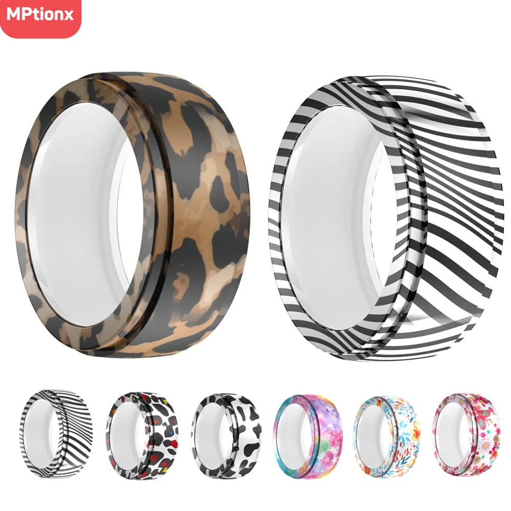 

Suitable for Samsung Galaxy Smart Ring Protective Cover Samsung Ring Galaxy Ring Printed Pattern Silicone Shell