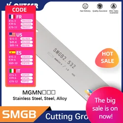 SMBB2026/SMBB2526/SMBB2032/SMBB2532/SMBB3232 Einstechen Cut-Off Cutter Halter DGFH26-03 SPB32-6 Abgeschnitten Klinge SP600/MGMN300