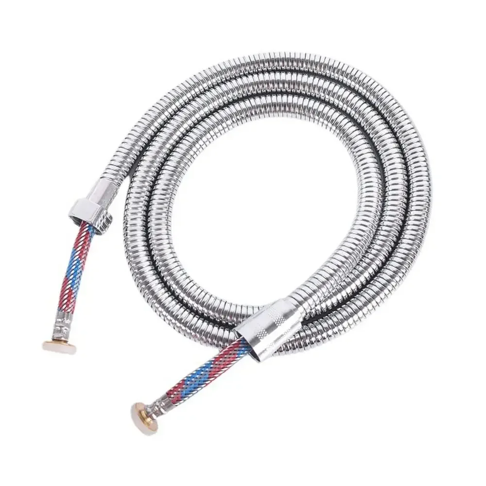 Manguera de ducha extraíble de 150cm, grifo telescópico para lavabo, manguera de repuesto para cocina, rociador de fregadero de acero inoxidable, líneas de suministro para Baño