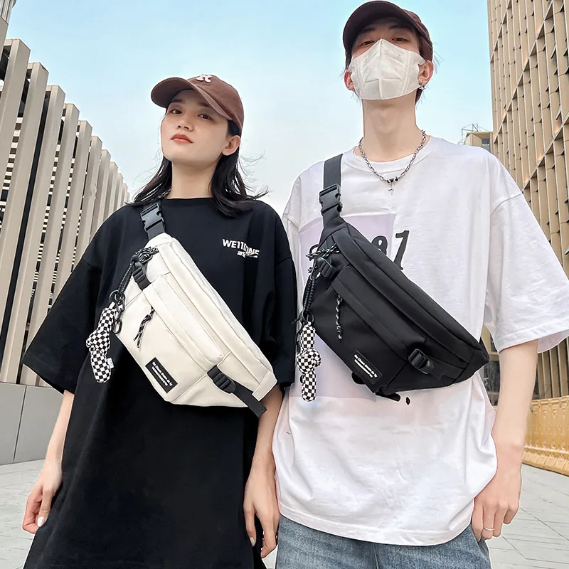 Street Hip-hop Waist Bag High Capacity Unisex Chest Pack Shoulder Bags Fashion New Trend Fanny Pack Woman Nylon Belt Bag Purse