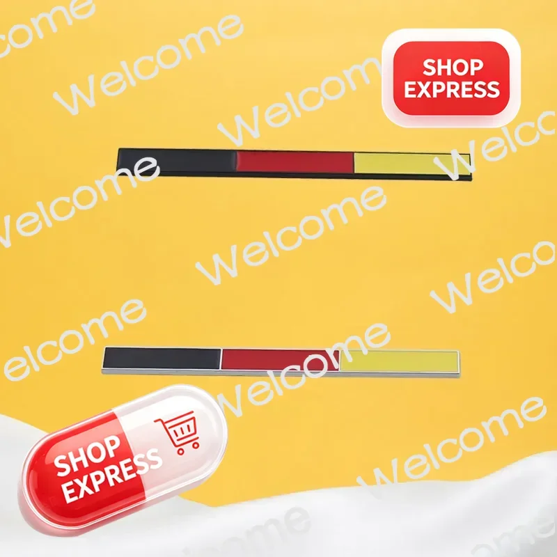 Badge Sticker 3D Car Styling Germany France Italy Flag National Flag car Fender trunk Decal Emblem For RAV4 Prius Camry Crown