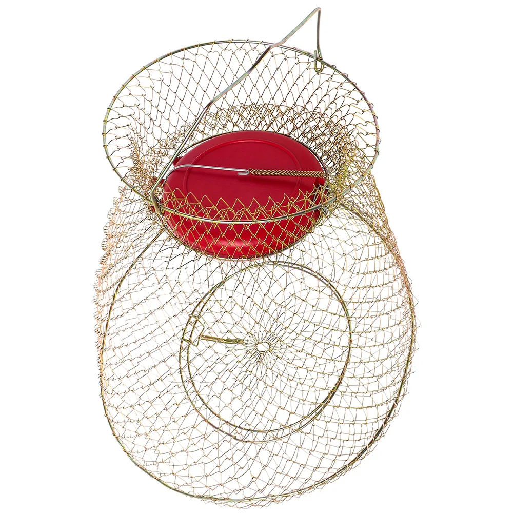 Fish Guard Basket Mesh Fishing Cage Metal Net Supplies Baskets Protective Supply