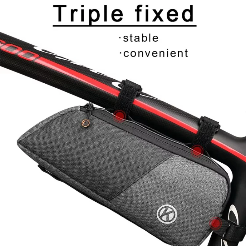 Bicycle Bag Frame Front Top Tube Bag Large Capacity Waterproof MTB Bike Triangle Pouch Phone Case Beam Pack Cycling Accessories
