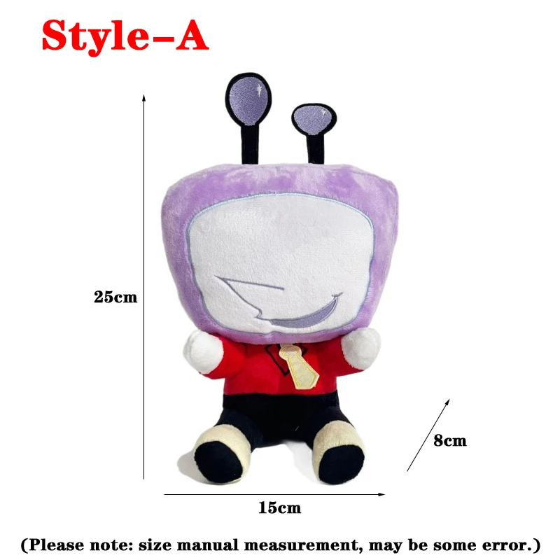 Chaud nouveau rose mignon poupée drôle belle bande dessinée Anime Animation Hazbined 3V VOX peluche enfer hôtel marcheurs TV périphériques jouets en peluche