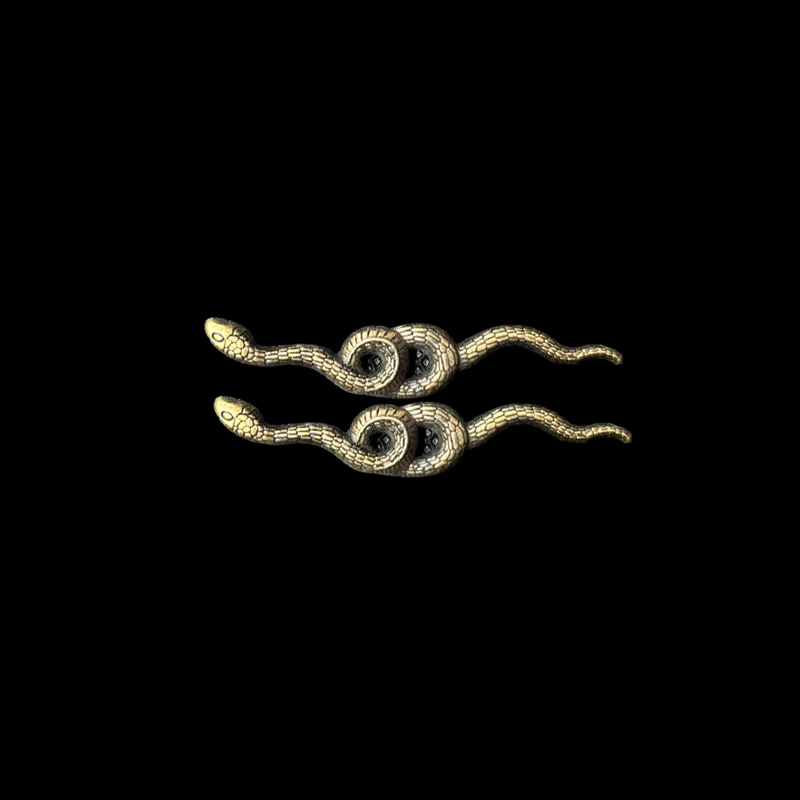 Alloy Snake Element Swords Fittings,Nice Tsuba,Handmade Menuki,Kashira Fuchi,For Katana Sword - view 5