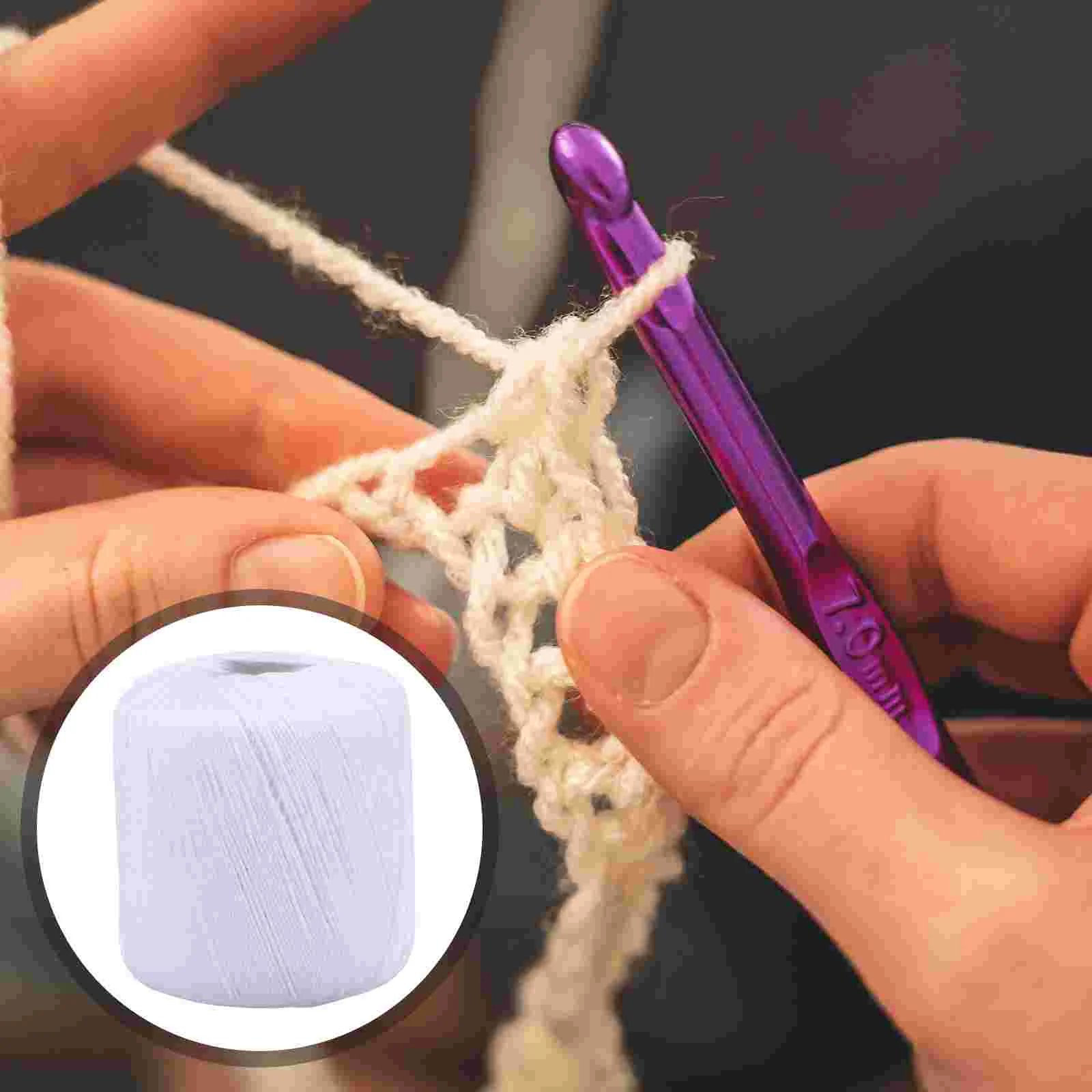 Succulent Lace Thread Handmade Knitting Rope Crochet Needles Jute DIY Craft Fresh Cotton Macrame Cord Baby White Ribbon