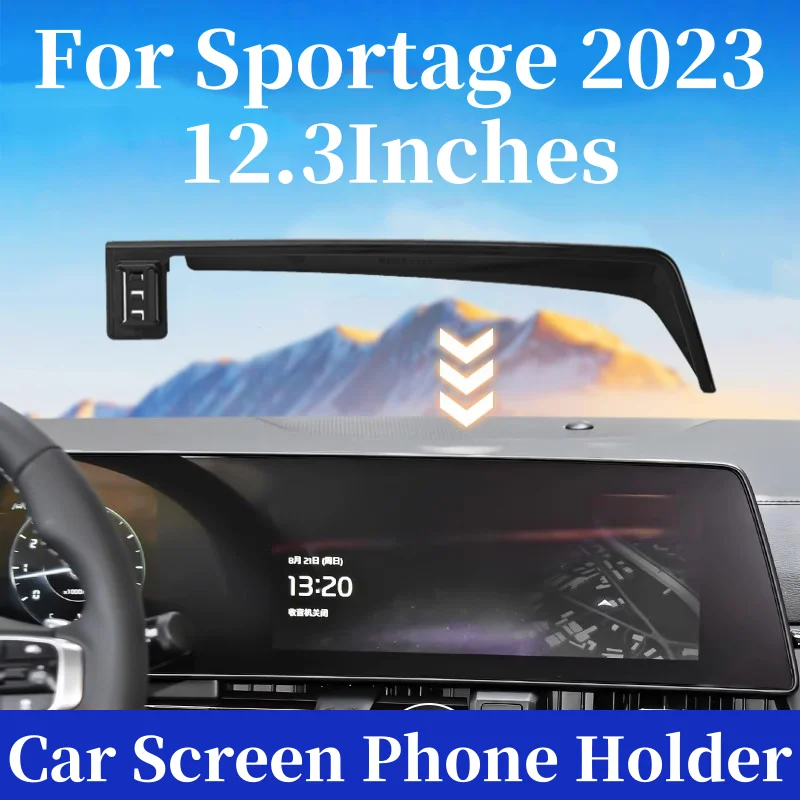

Car Mobile Phone Holder Wireless Charger Gravity Strong For Sportage 2023 Mobile Support For Car Auto Interior Accessories