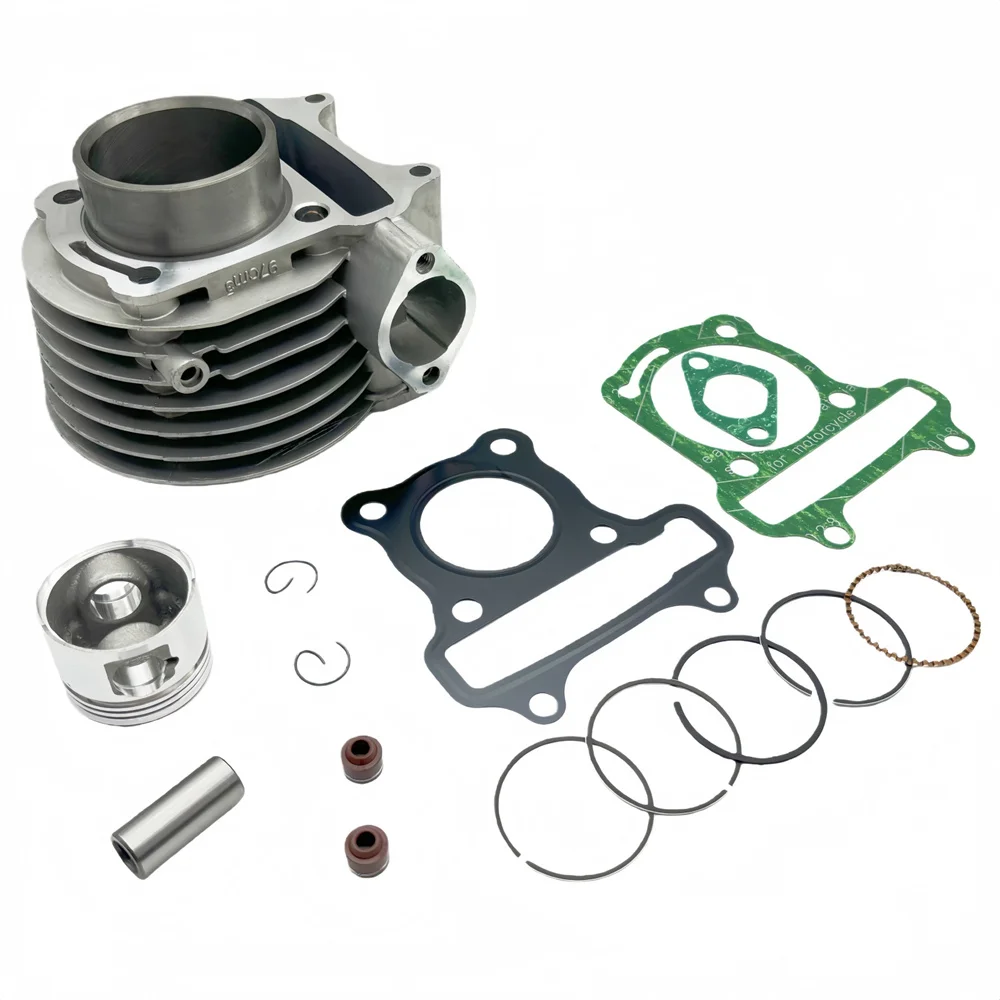 

50mm Bore Cylinder with Gaskets and Piston Rebuild Kit for GY6 100cc 4 Stroke Engine 139QMA 139QMB Scooter Moped Go Kart ATV